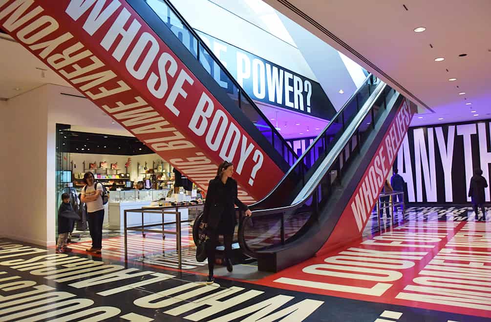 Barbara Kruger Exhibit at the Hirshhorn, Washington, DC