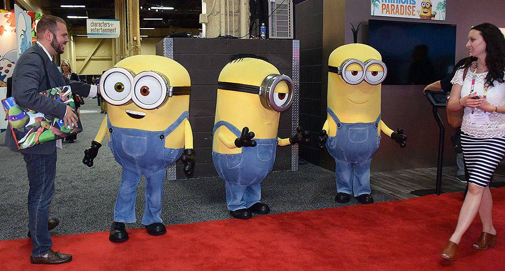 Minions at the Licensing Expo