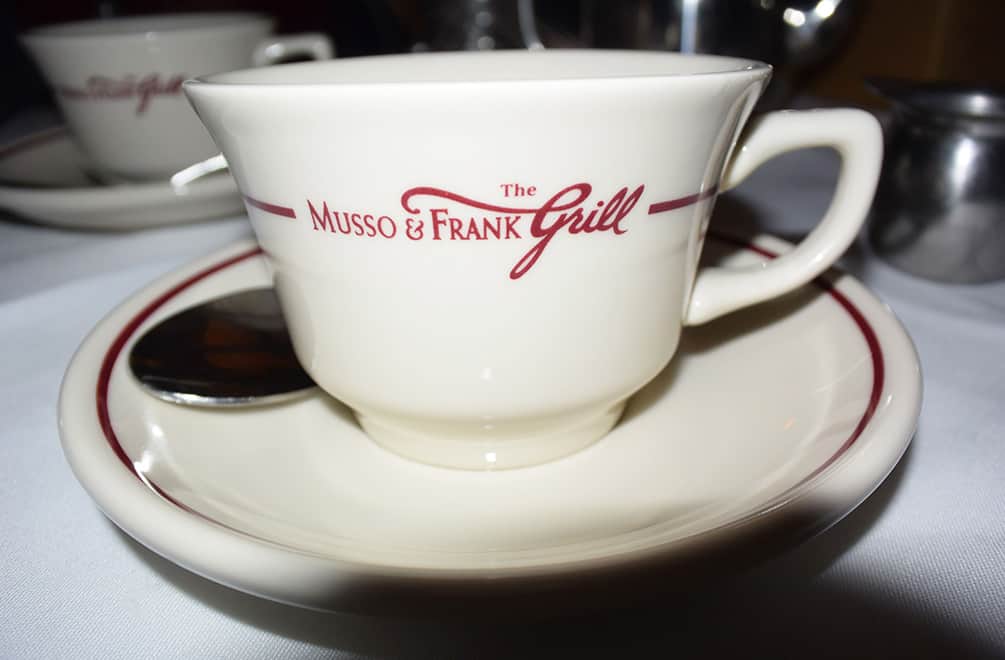 Musso & Frank Grill coffee cup