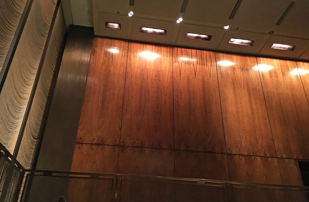 Four Seasons Restaurant Wood Panels