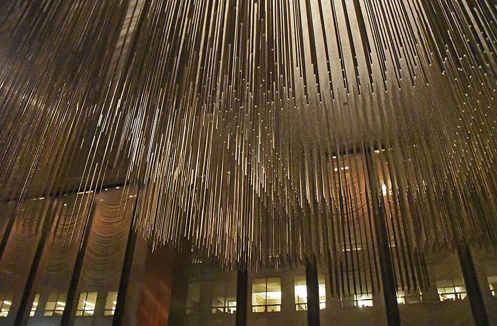 Sculpture by Richard Lippold for the Four Seasons Restaurant
