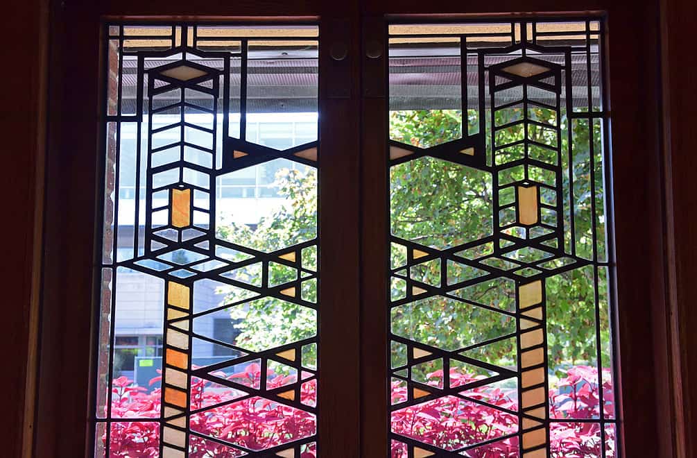 Robie House Stained Glass by Frank Lloyd Wright