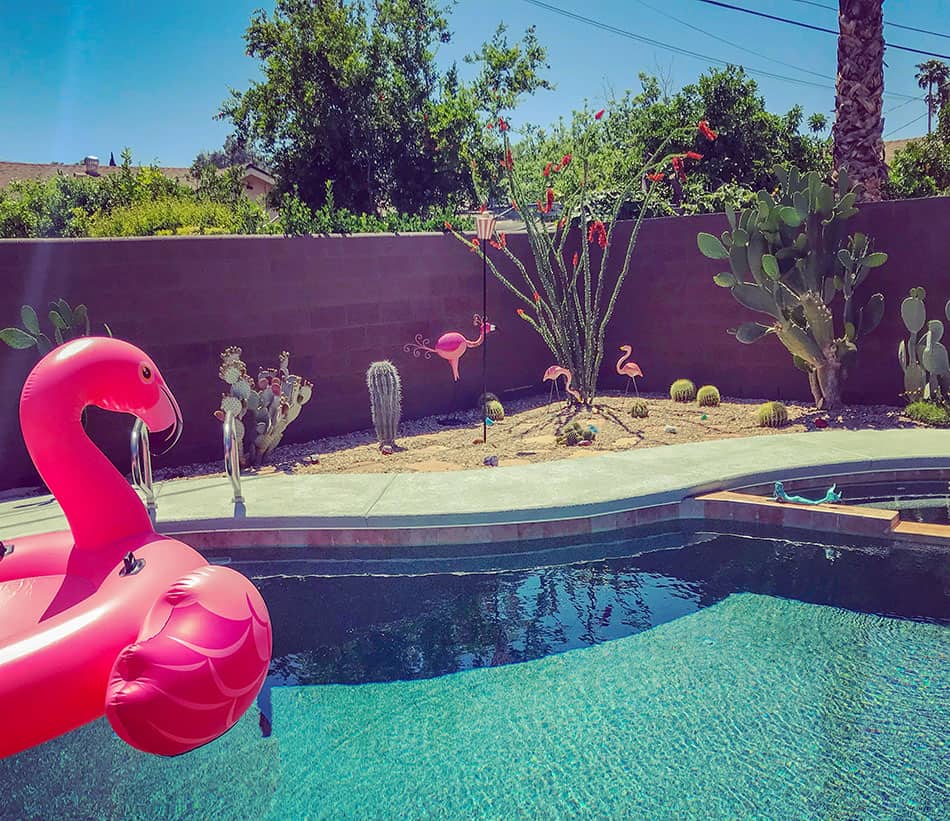 Pool on Vintage Vegas Home Tour