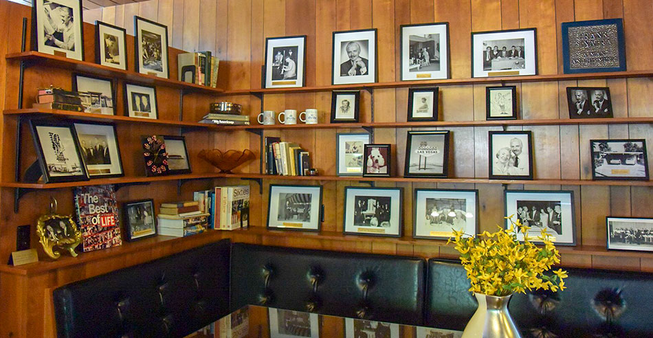 The breakfast nook of the Morelli House