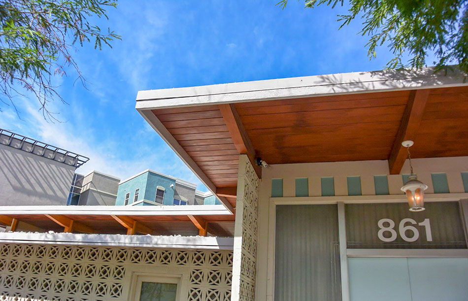 Roof of the Morelli House